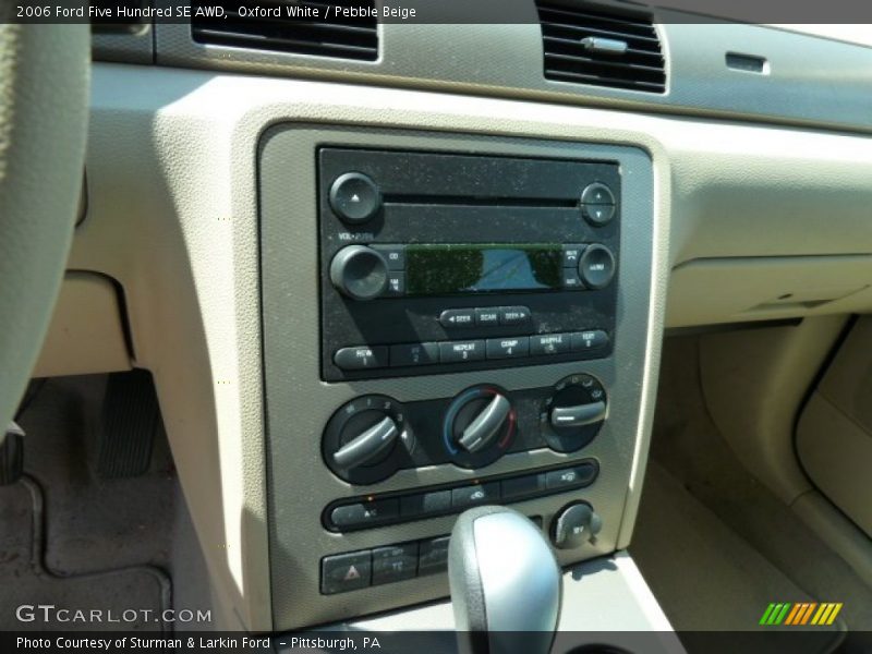 Oxford White / Pebble Beige 2006 Ford Five Hundred SE AWD