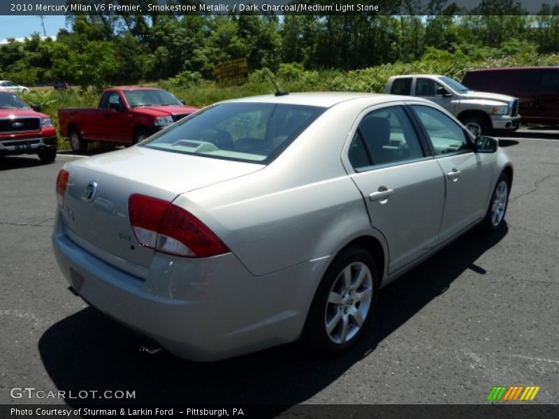 Smokestone Metallic / Dark Charcoal/Medium Light Stone 2010 Mercury Milan V6 Premier