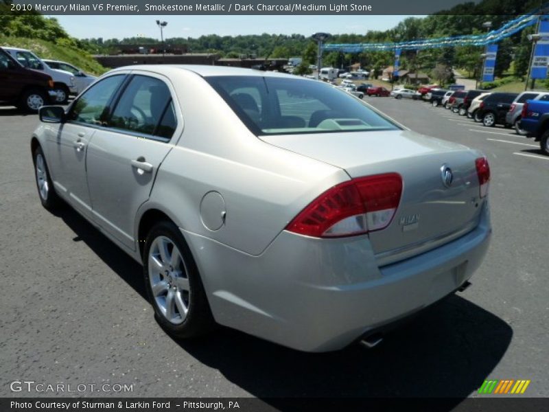 Smokestone Metallic / Dark Charcoal/Medium Light Stone 2010 Mercury Milan V6 Premier