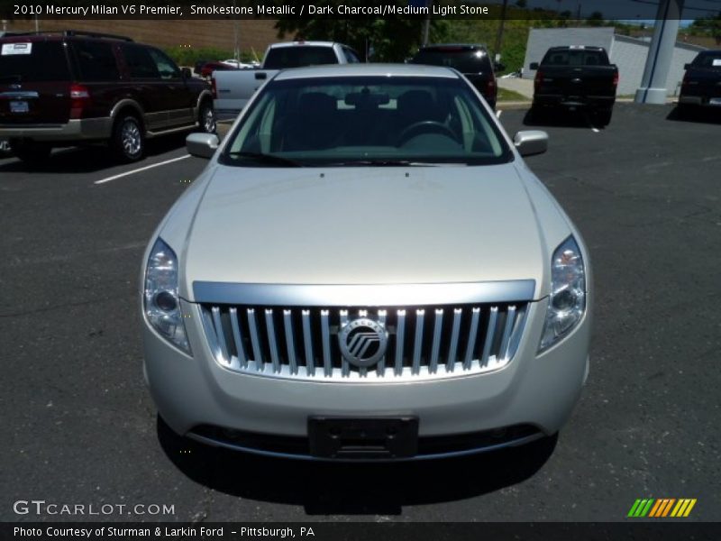Smokestone Metallic / Dark Charcoal/Medium Light Stone 2010 Mercury Milan V6 Premier