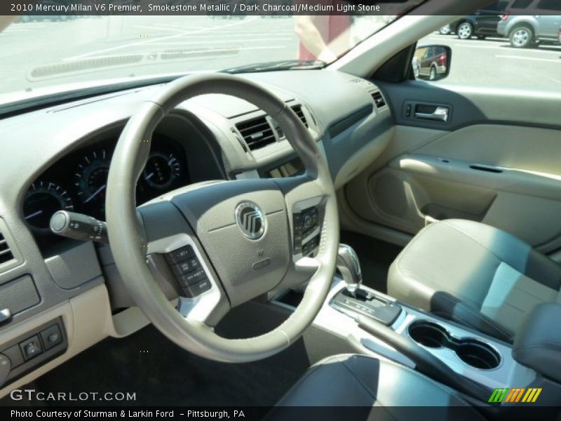 Smokestone Metallic / Dark Charcoal/Medium Light Stone 2010 Mercury Milan V6 Premier
