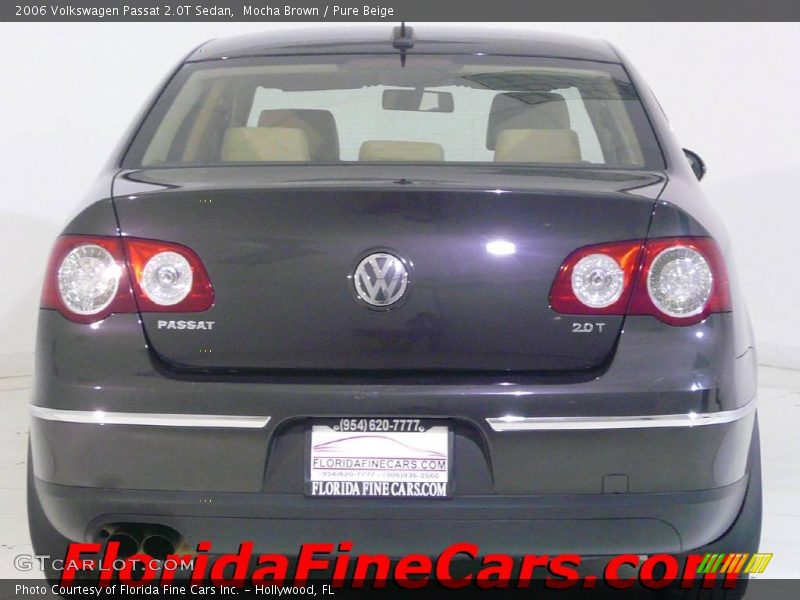 Mocha Brown / Pure Beige 2006 Volkswagen Passat 2.0T Sedan