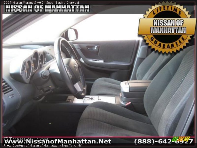 Super Black / Charcoal 2007 Nissan Murano S AWD