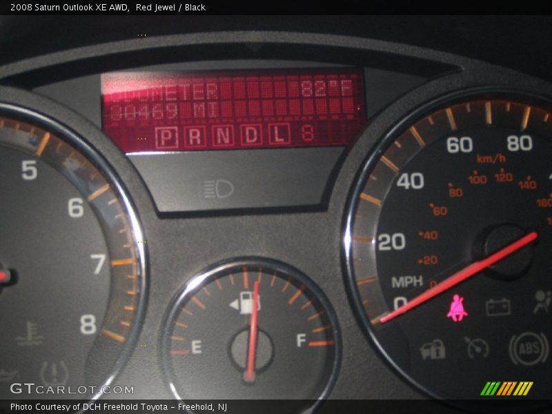Red Jewel / Black 2008 Saturn Outlook XE AWD