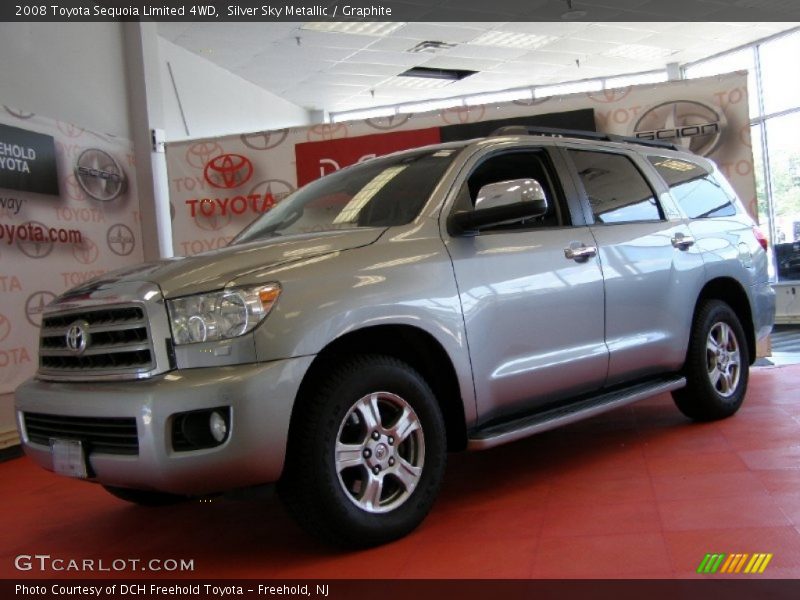 Silver Sky Metallic / Graphite 2008 Toyota Sequoia Limited 4WD