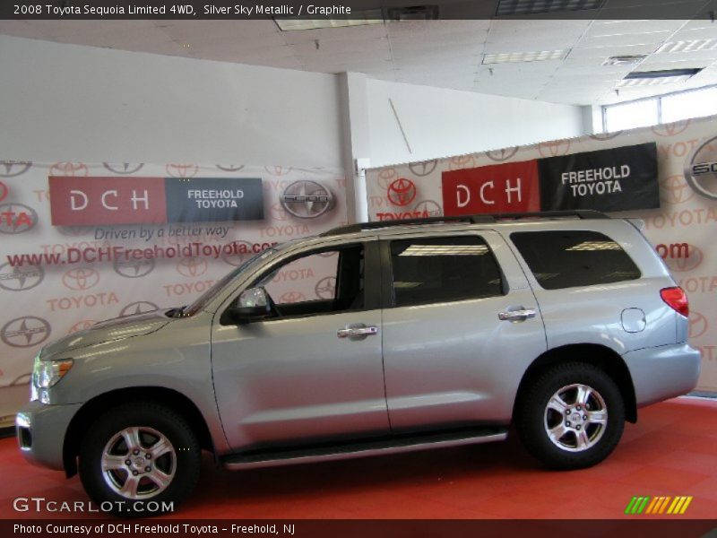 Silver Sky Metallic / Graphite 2008 Toyota Sequoia Limited 4WD