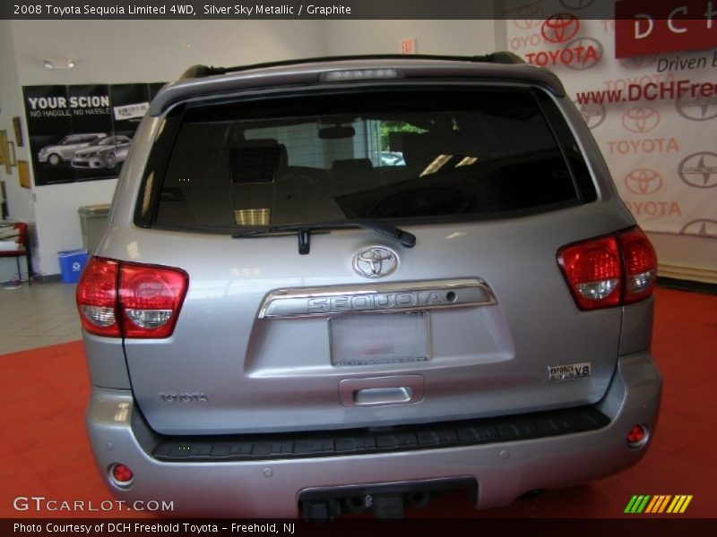 Silver Sky Metallic / Graphite 2008 Toyota Sequoia Limited 4WD