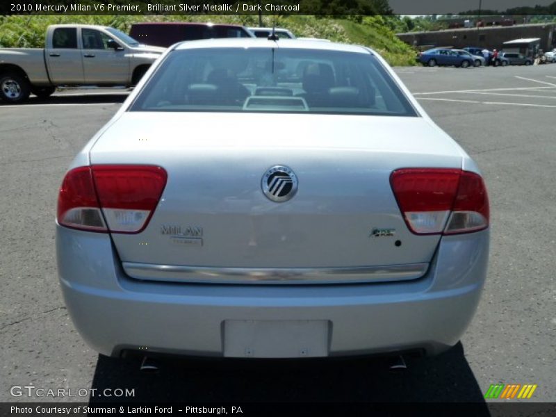 Brilliant Silver Metallic / Dark Charcoal 2010 Mercury Milan V6 Premier