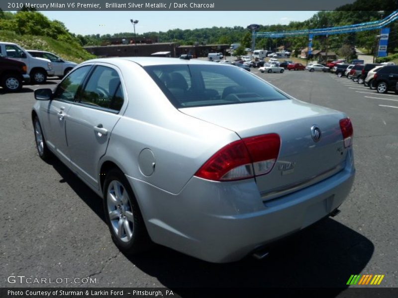 Brilliant Silver Metallic / Dark Charcoal 2010 Mercury Milan V6 Premier