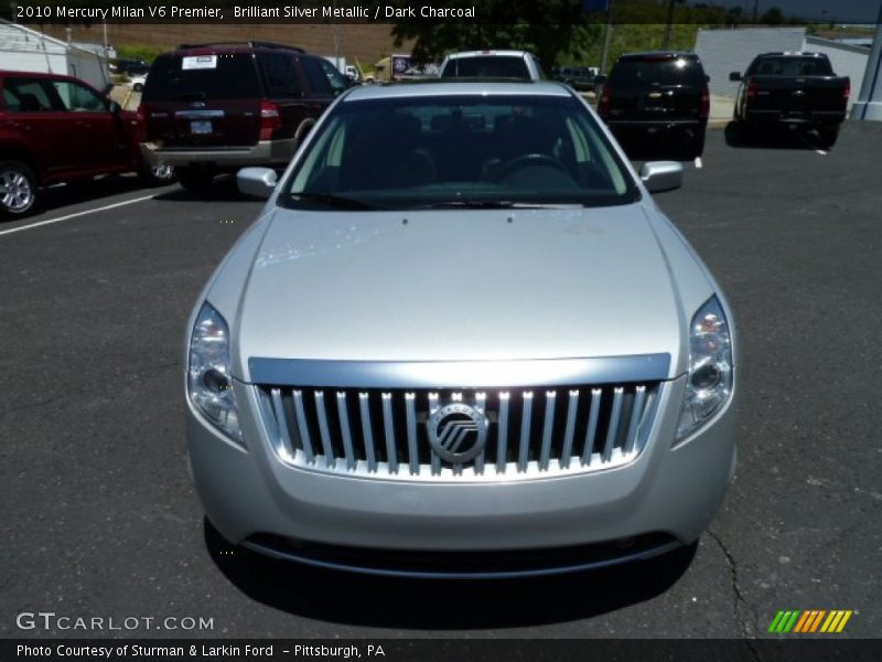 Brilliant Silver Metallic / Dark Charcoal 2010 Mercury Milan V6 Premier