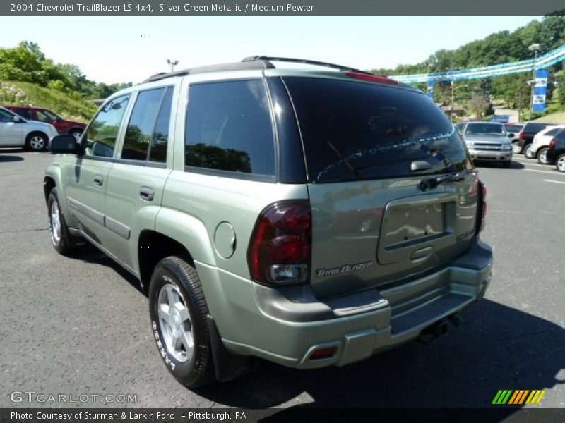 Silver Green Metallic / Medium Pewter 2004 Chevrolet TrailBlazer LS 4x4