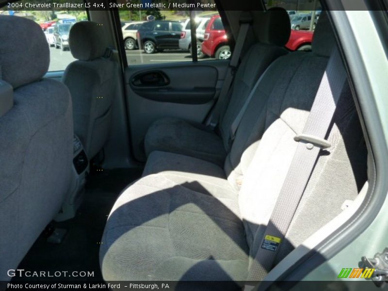 Silver Green Metallic / Medium Pewter 2004 Chevrolet TrailBlazer LS 4x4