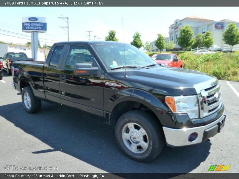 Black / Camel/Tan 2009 Ford F150 XLT SuperCab 4x4