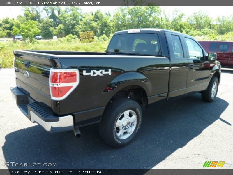 Black / Camel/Tan 2009 Ford F150 XLT SuperCab 4x4