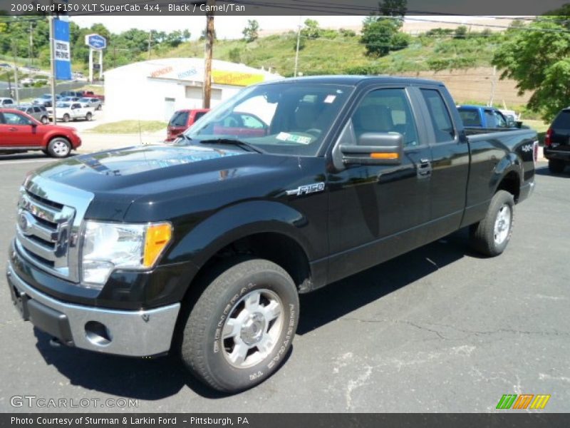 Black / Camel/Tan 2009 Ford F150 XLT SuperCab 4x4