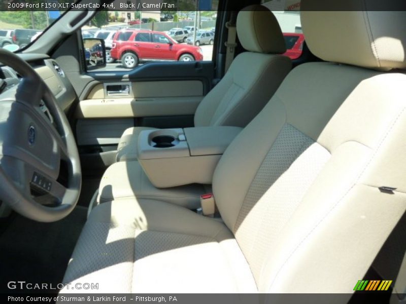 Black / Camel/Tan 2009 Ford F150 XLT SuperCab 4x4