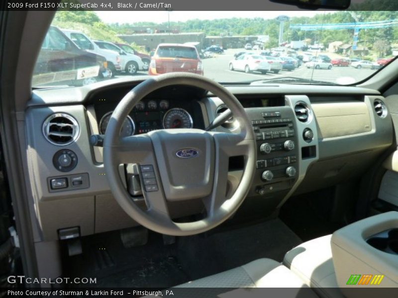 Black / Camel/Tan 2009 Ford F150 XLT SuperCab 4x4