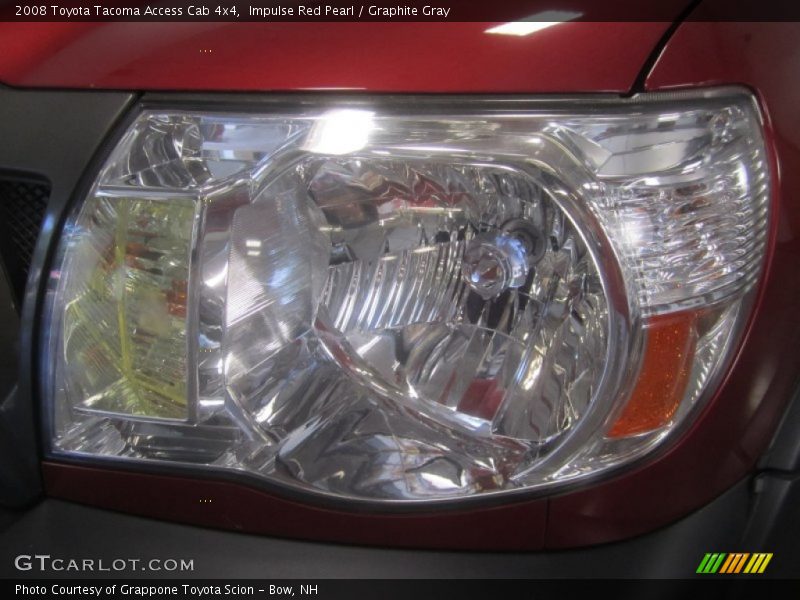 Impulse Red Pearl / Graphite Gray 2008 Toyota Tacoma Access Cab 4x4