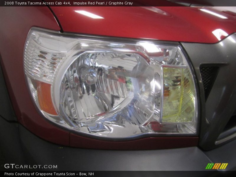 Impulse Red Pearl / Graphite Gray 2008 Toyota Tacoma Access Cab 4x4
