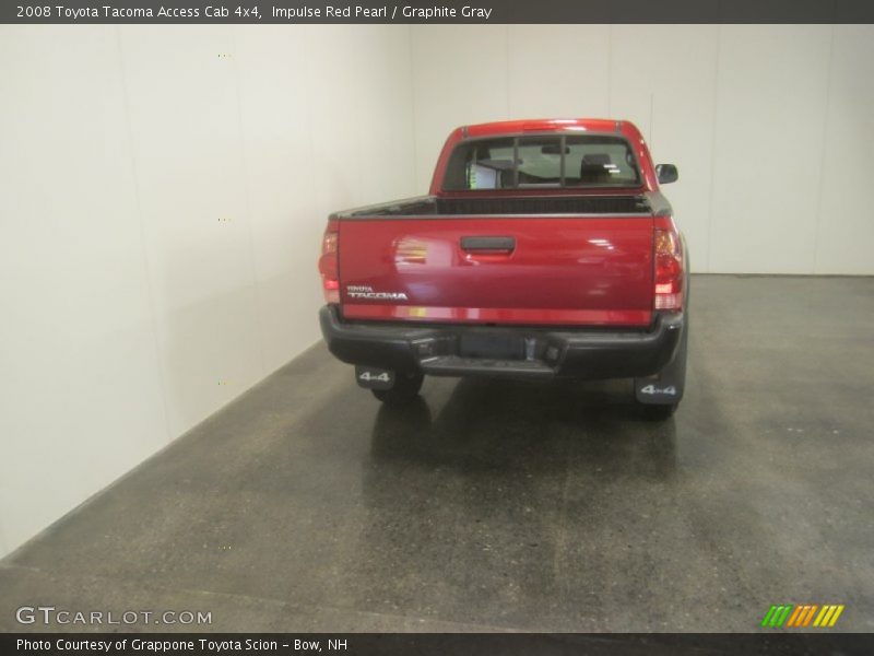 Impulse Red Pearl / Graphite Gray 2008 Toyota Tacoma Access Cab 4x4