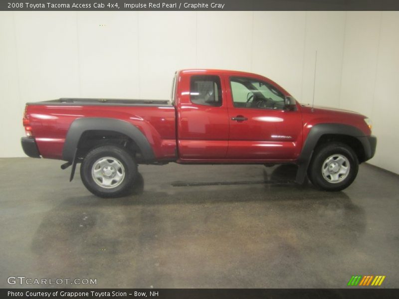 Impulse Red Pearl / Graphite Gray 2008 Toyota Tacoma Access Cab 4x4