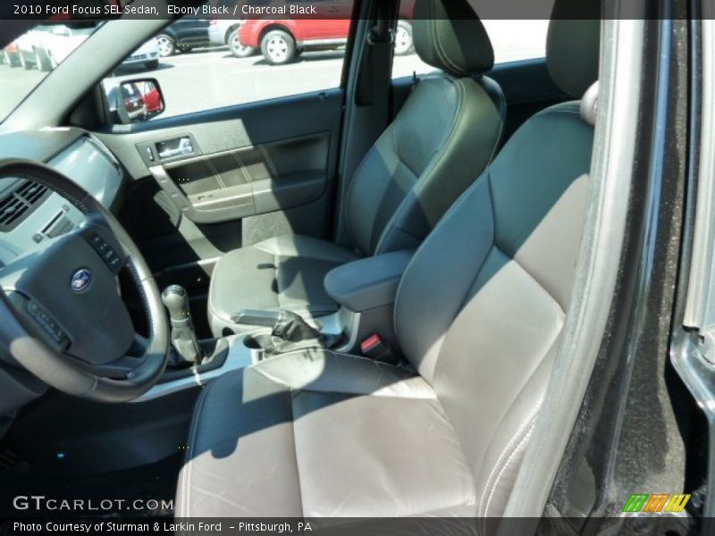 Ebony Black / Charcoal Black 2010 Ford Focus SEL Sedan