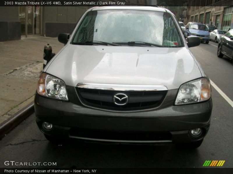 Satin Silver Metallic / Dark Flint Gray 2003 Mazda Tribute LX-V6 4WD