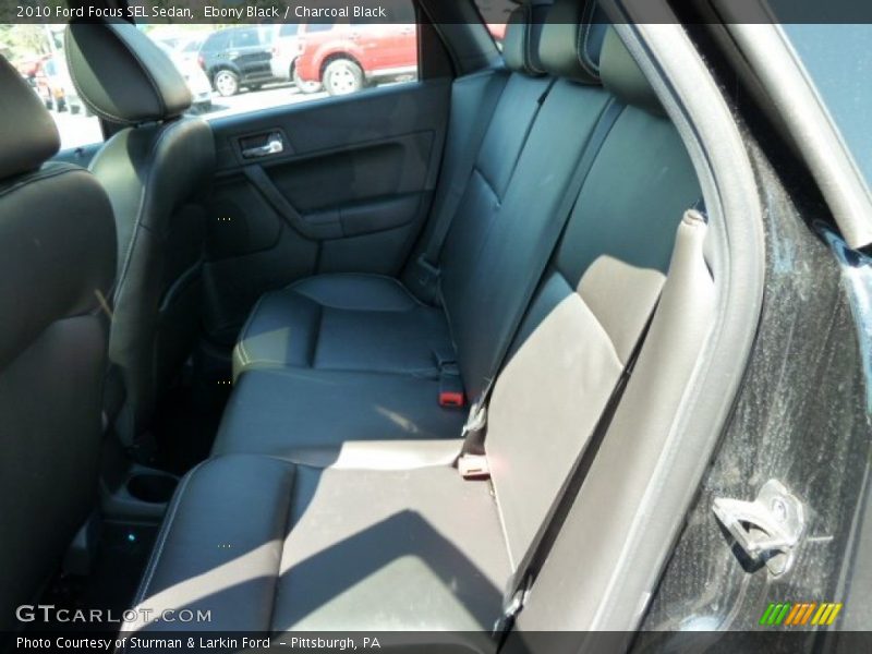 Ebony Black / Charcoal Black 2010 Ford Focus SEL Sedan