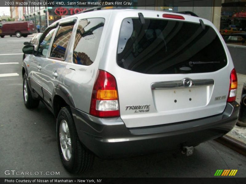 Satin Silver Metallic / Dark Flint Gray 2003 Mazda Tribute LX-V6 4WD