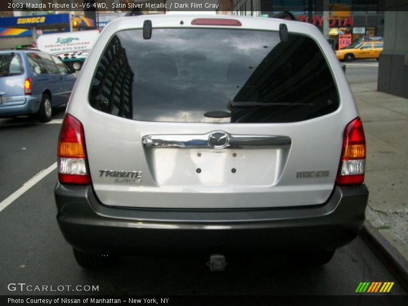Satin Silver Metallic / Dark Flint Gray 2003 Mazda Tribute LX-V6 4WD