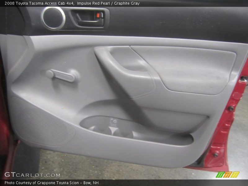 Impulse Red Pearl / Graphite Gray 2008 Toyota Tacoma Access Cab 4x4
