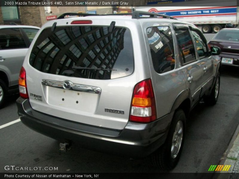 Satin Silver Metallic / Dark Flint Gray 2003 Mazda Tribute LX-V6 4WD