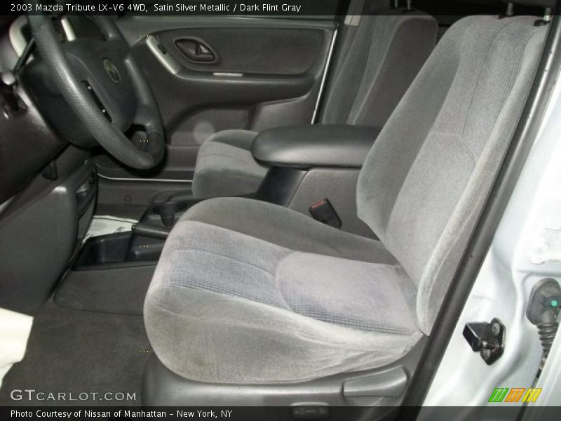 Satin Silver Metallic / Dark Flint Gray 2003 Mazda Tribute LX-V6 4WD
