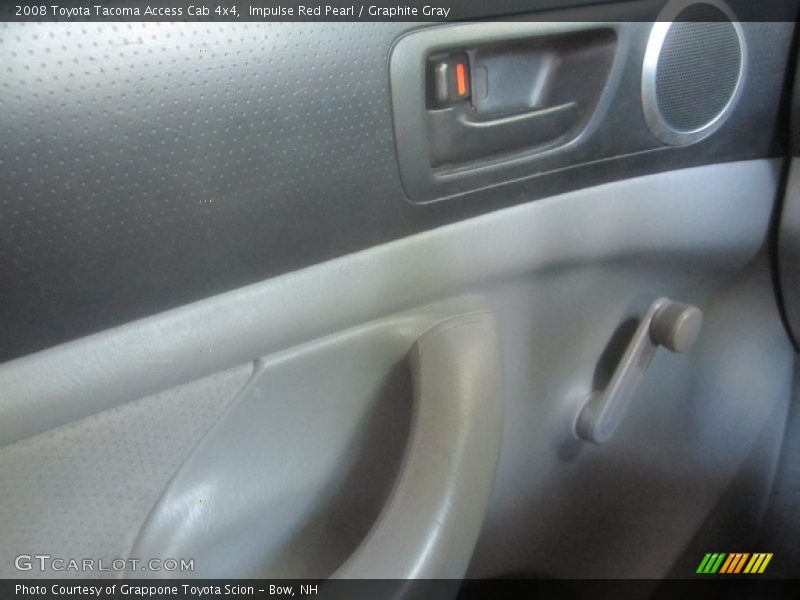 Impulse Red Pearl / Graphite Gray 2008 Toyota Tacoma Access Cab 4x4