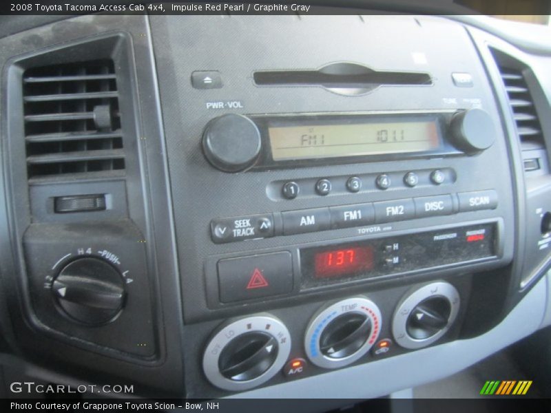 Impulse Red Pearl / Graphite Gray 2008 Toyota Tacoma Access Cab 4x4