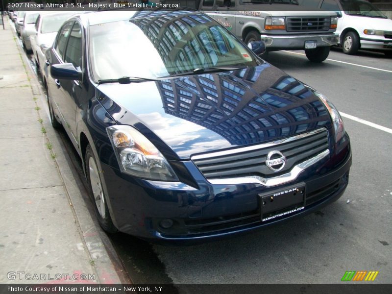 Majestic Blue Metallic / Charcoal 2007 Nissan Altima 2.5 SL