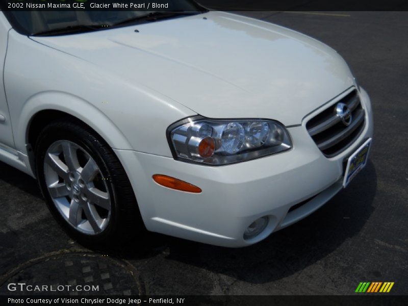 Glacier White Pearl / Blond 2002 Nissan Maxima GLE