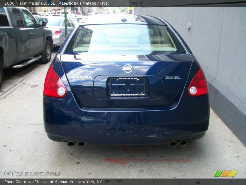 Majestic Blue Metallic / Frost 2006 Nissan Maxima 3.5 SL