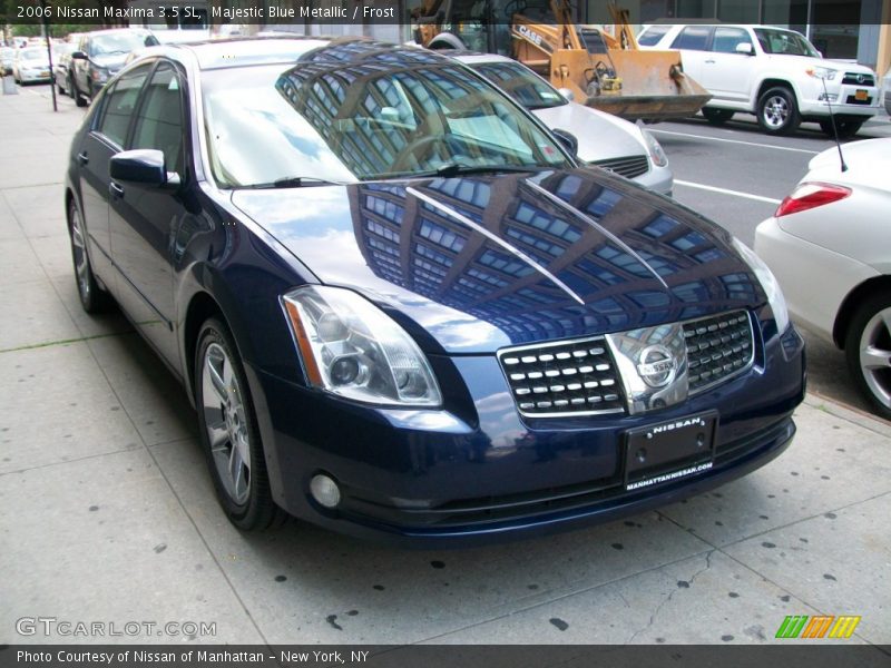 Majestic Blue Metallic / Frost 2006 Nissan Maxima 3.5 SL
