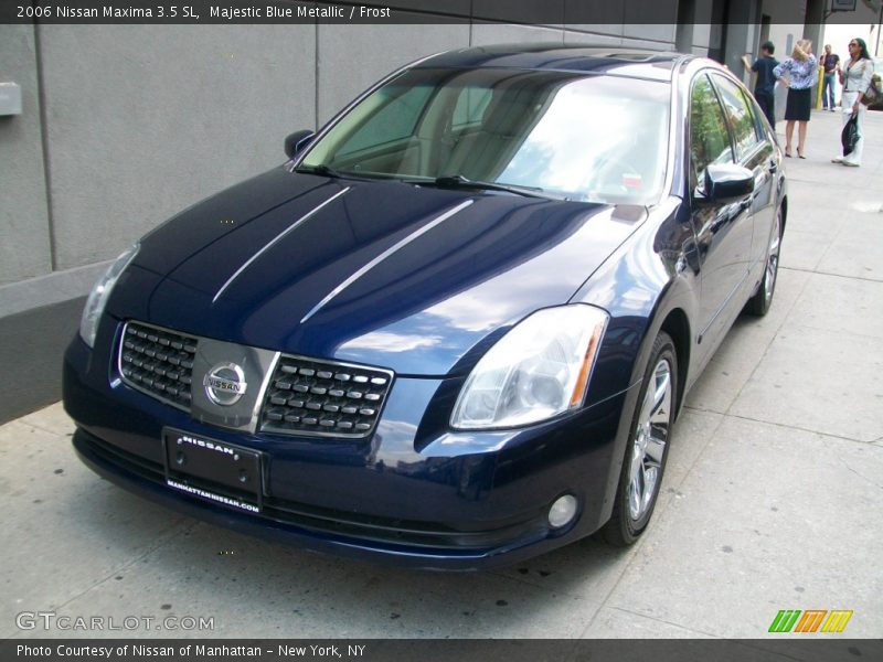 Majestic Blue Metallic / Frost 2006 Nissan Maxima 3.5 SL