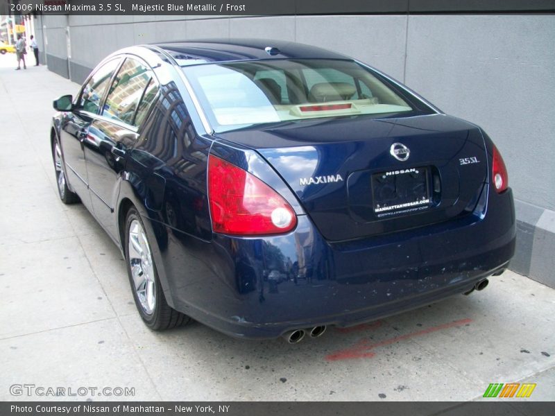 Majestic Blue Metallic / Frost 2006 Nissan Maxima 3.5 SL
