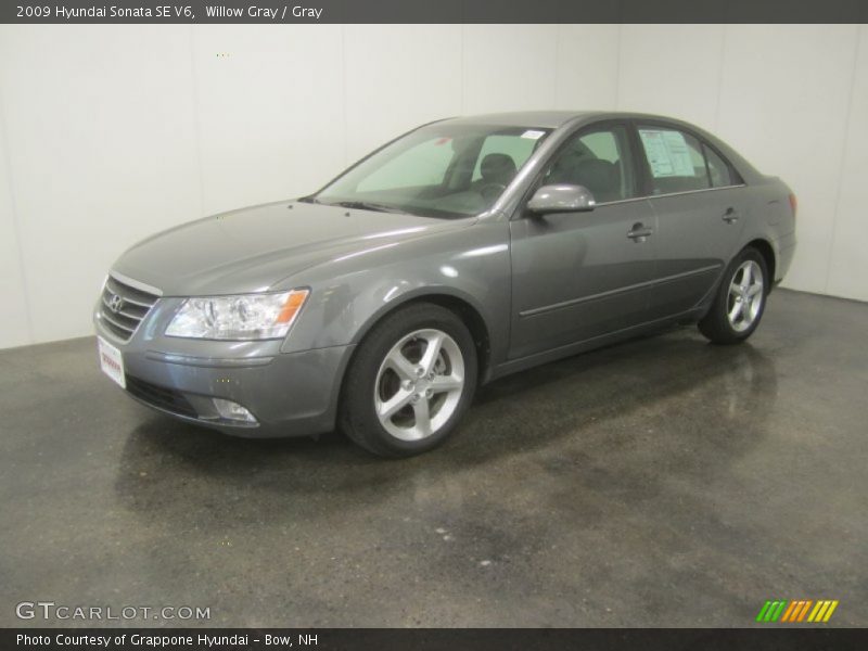 Willow Gray / Gray 2009 Hyundai Sonata SE V6