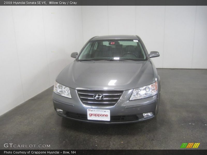 Willow Gray / Gray 2009 Hyundai Sonata SE V6