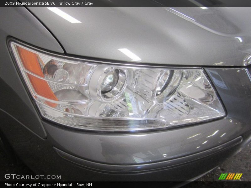 Willow Gray / Gray 2009 Hyundai Sonata SE V6