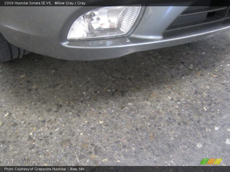 Willow Gray / Gray 2009 Hyundai Sonata SE V6