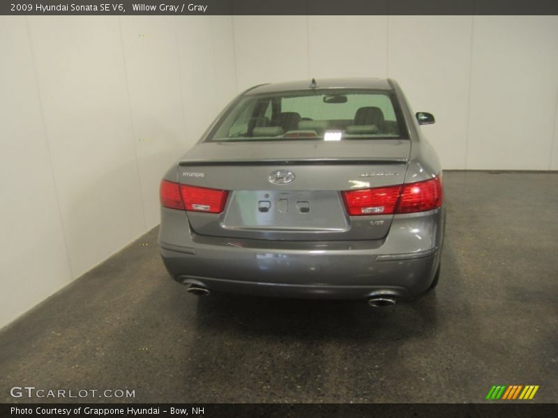 Willow Gray / Gray 2009 Hyundai Sonata SE V6