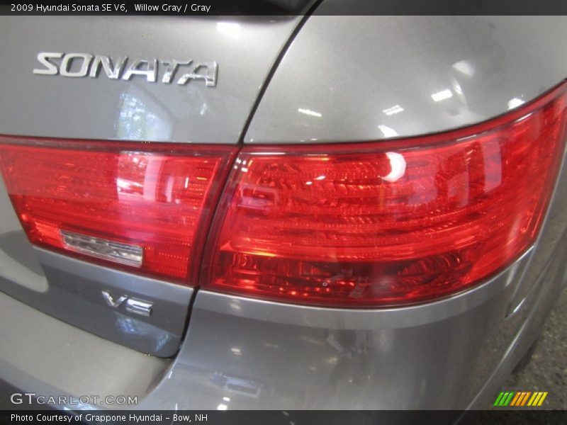 Willow Gray / Gray 2009 Hyundai Sonata SE V6