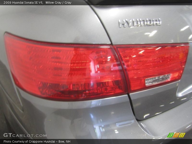 Willow Gray / Gray 2009 Hyundai Sonata SE V6