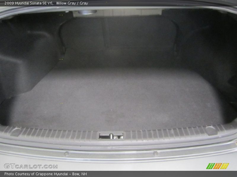 Willow Gray / Gray 2009 Hyundai Sonata SE V6