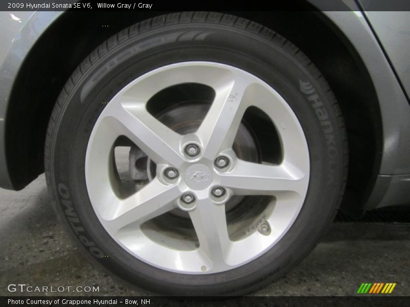 Willow Gray / Gray 2009 Hyundai Sonata SE V6